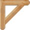 Ekena Millwork Traditional Craftsman Rough Sawn Bracket w/ Offset Brace, Western Red Cedar, 8"W x 36"D x 36"H BKT0806X36X36TRA04RWR - alternate 3